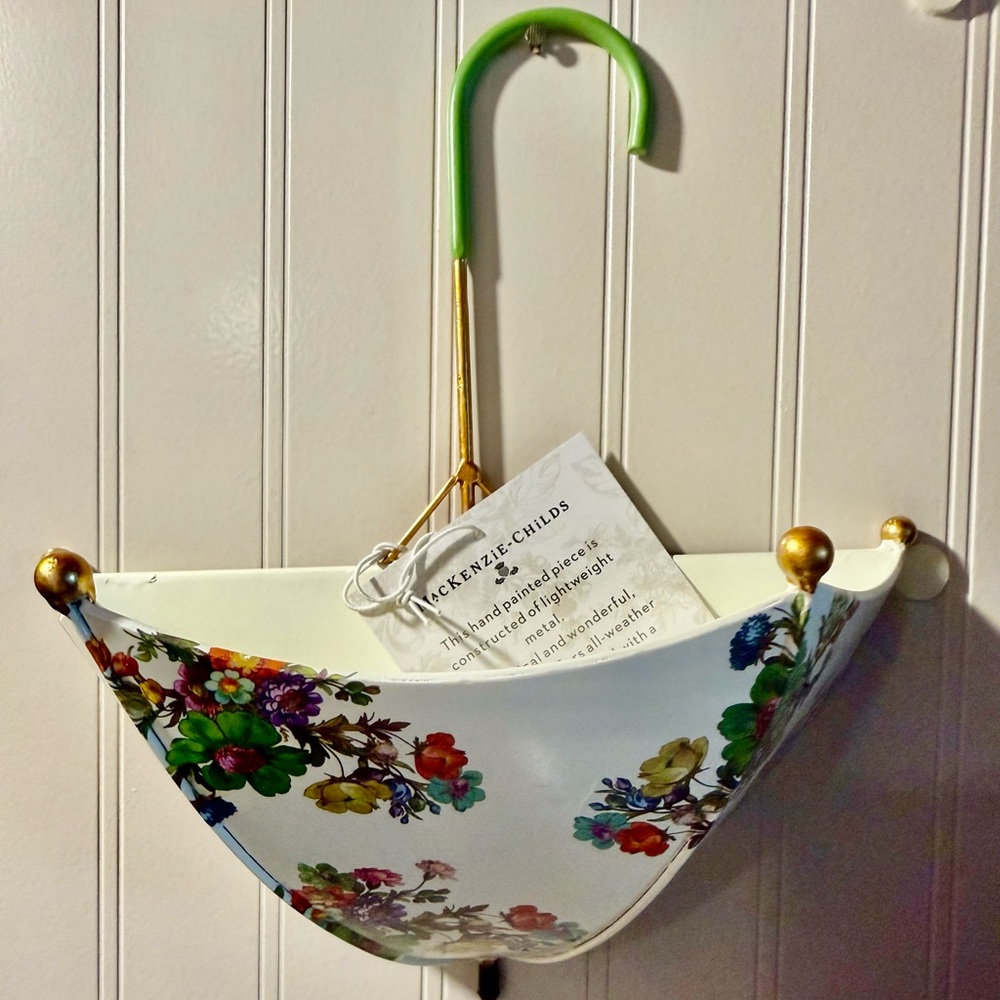 MacKenzie-Childs Umbrella Wall Planter